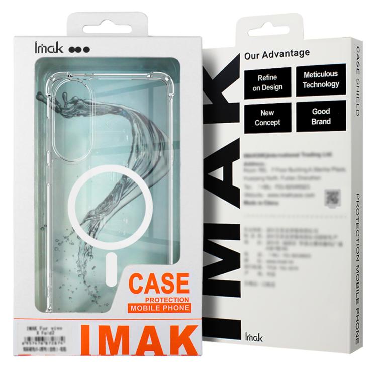 For iPhone 17 IMAK Space Shield PC + TPU Airbag Shockproof MagSafe Phone Case(Transparent) by imak