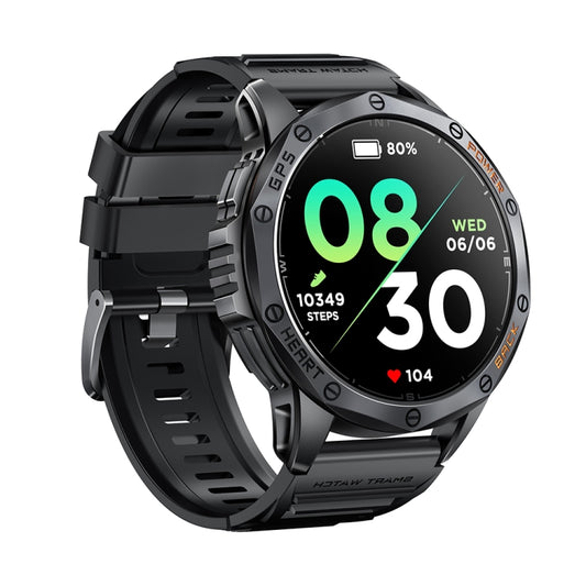 LEMFO K67 1.43 inch AMOLED Screen GPS Sports Smart Watch, Support Bluetooth Call / Health Monitoring(Black) by LEMFO