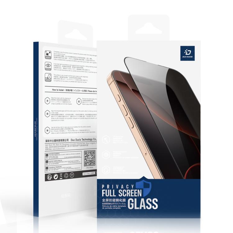 For iPhone Air 5pcs DUX DUCIS 0.33mm 9H High Aluminum Anti-spy HD Tempered Glass Film by DUX DUCIS