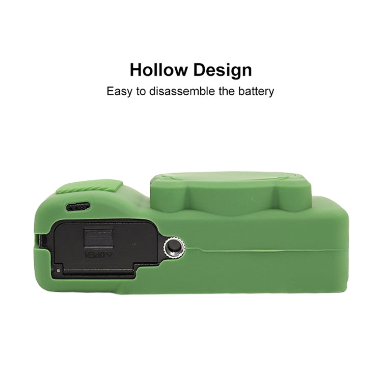 For Ricoh GR III Soft Silicone Protective Case(Green) by bashfashion