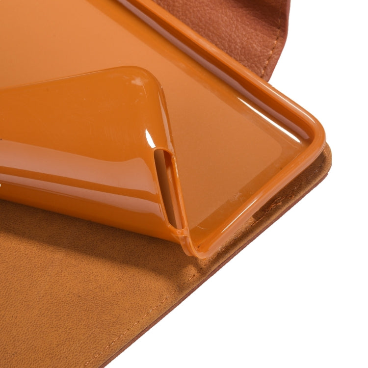 For iPad mini 6 / mini 2024 Hardware Buckle Smart Leather Tablet Case(Brown) by bashfashion