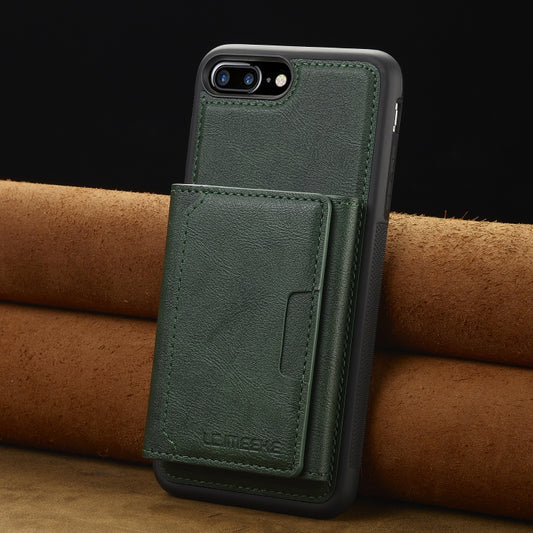 For iPhone SE 2024 LC.IMEEKE L5 Series Detachable RFID Card Bag Magsafe Phone Case(Green) by LC.IMEEKE