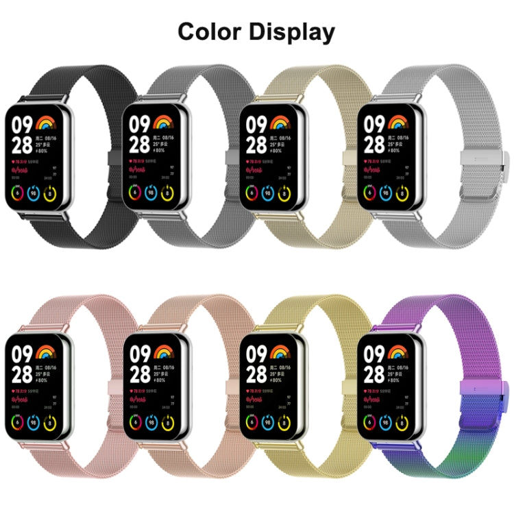 For Xiaomi Smart Band 9 Pro / 8 Pro Milan Buckle Metal Watch Band(Black) by bashfashion