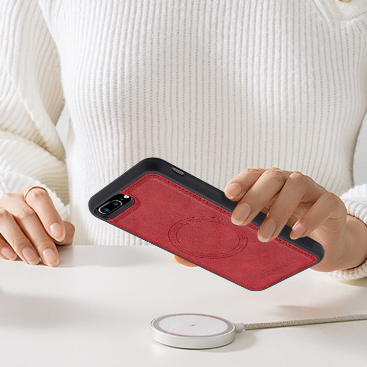 For iPhone SE 2024 LC.IMEEKE Magsafe Phone Case(Red) by LC.IMEEKE