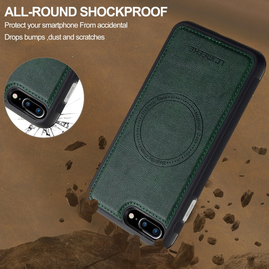 For iPhone SE 2024 LC.IMEEKE Magsafe Phone Case(Green) by LC.IMEEKE