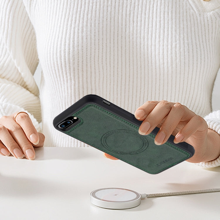 For iPhone SE 2024 LC.IMEEKE Magsafe Phone Case(Green) by LC.IMEEKE