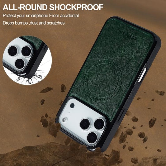 For iPhone 17 Pro Max LC.IMEEKE Magsafe Phone Case(Green) by LC.IMEEKE