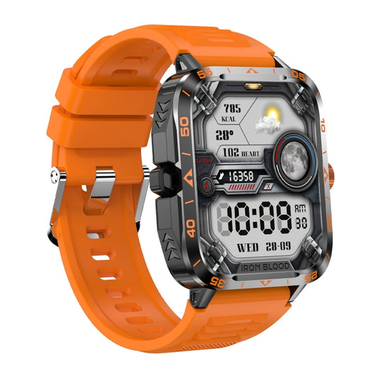 ZW59 1.95 inch BT Call Sports Smart Watch, Blood Oxygen / Heart Rate / Remote Photography(Orange) by bashfashion