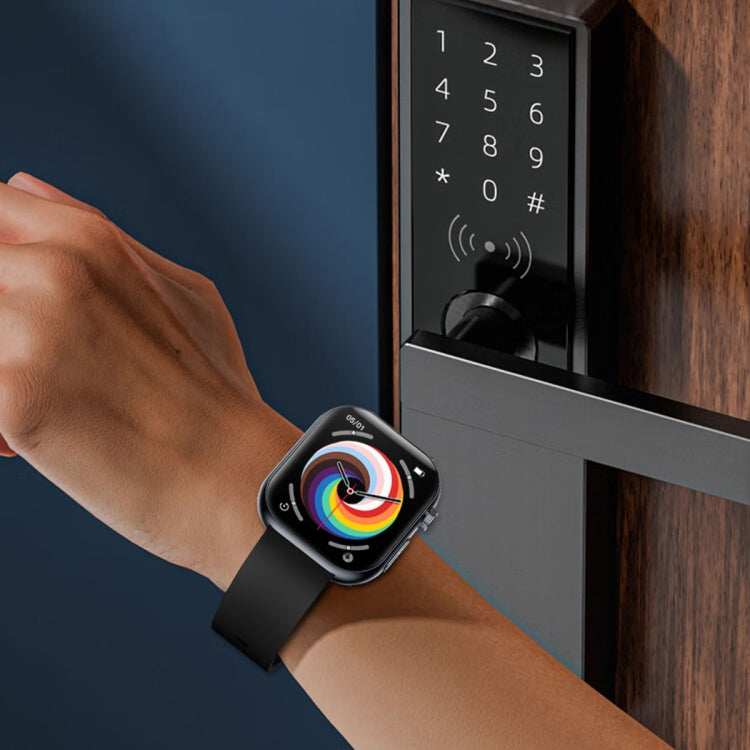 ET587 1.95 inch AMOLED Screen Smart Watch, ECG Electrocardiogram/Blood Sugar Monitoring(Grey) by bashfashion