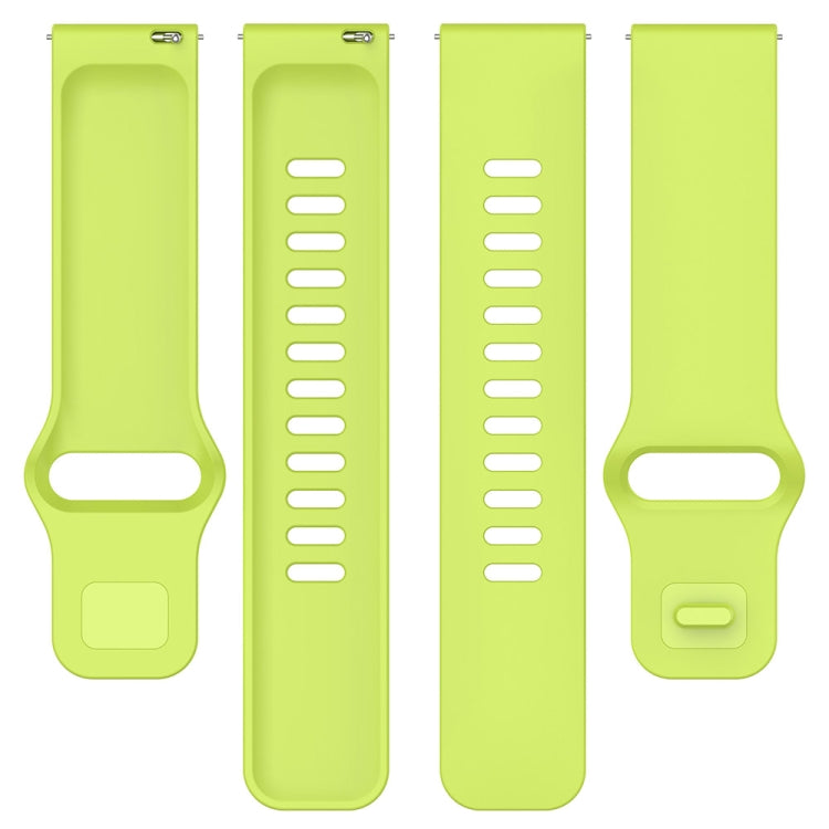 For Redmi Watch 5 Active Solid Color Reverse Buckle Silicone Watch Band(White) by bashfashion