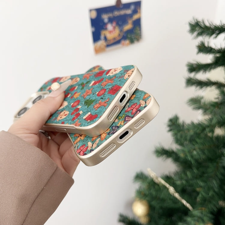 For iPhone 14 Pro Max Denior A18 Paint MagSafe Phone Case(Christmas) by Denior