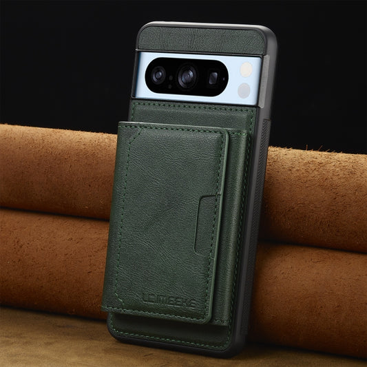 For Google Pixel 8 Pro LC.IMEEKE L5 Series Detachable RFID Card Bag Magsafe Phone Case(Green) by LC.IMEEKE