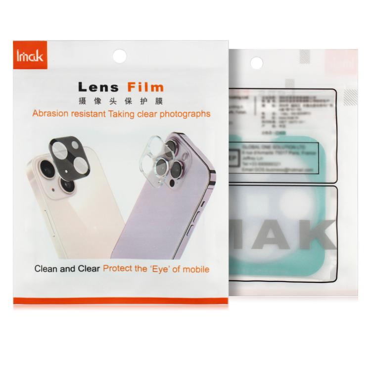 For OnePlus 12 5G imak Black Version HD Glass Rear Camera Lens Film, Self-positioning Version by imak