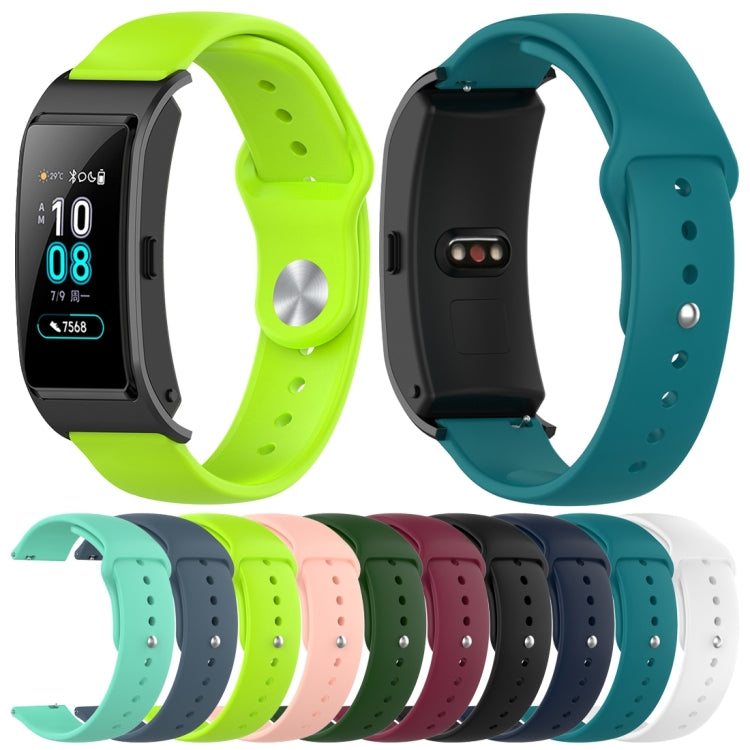 For Garmin Vivomove 3s / 4s 18mm Reverse Buckle Silicone Watch Band, Size: Small Code(White) by bashfashion