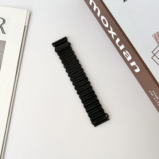 For Samsung Galaxy Watch 7 / 6 / 5 Hollow Chain Metal Watch Band(Black) by bashfashion