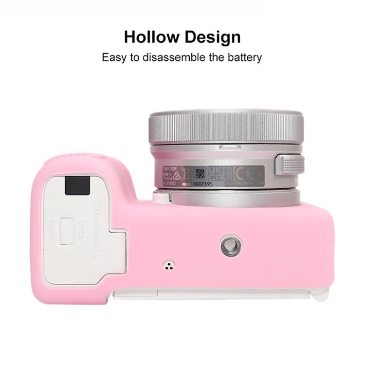 For Sony ZV-E10 II / ZV-E10M2 Glossy Soft Silicone Protective Case(Pink) by bashfashion