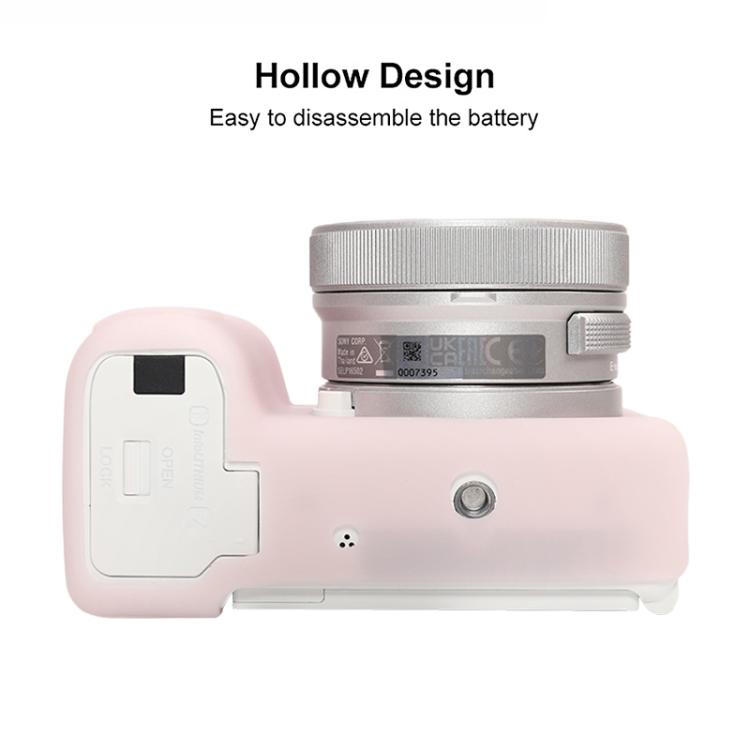 For Sony ZV-E10 II / ZV-E10M2 Glossy Soft Silicone Protective Case(Jelly Pink) by bashfashion