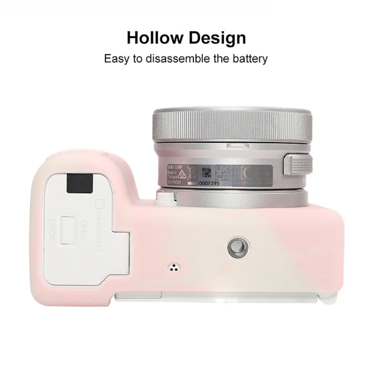 For Sony ZV-E10 II / ZV-E10M2 Glossy Soft Silicone Protective Case(Mist Pink) by bashfashion