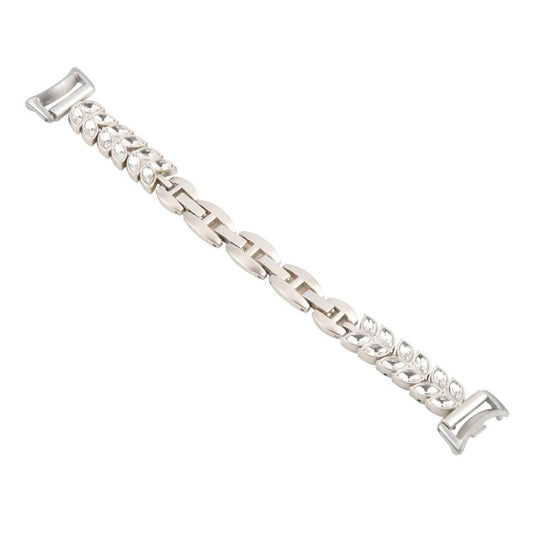 For Xiaomi Smart Band 9 / 8 Wheat Ear Diamond Bracelet Metal Watch Band(Starlight) by bashfashion