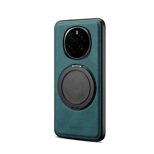 For Honor Magic7 Denior A14 Skin Feel Rotating Holder MagSafe Phone Case(Blue) by Denior