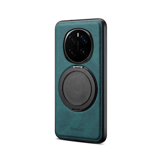 For Honor Magic7 Pro Denior A14 Skin Feel Rotating Holder MagSafe Phone Case(Blue) by Denior