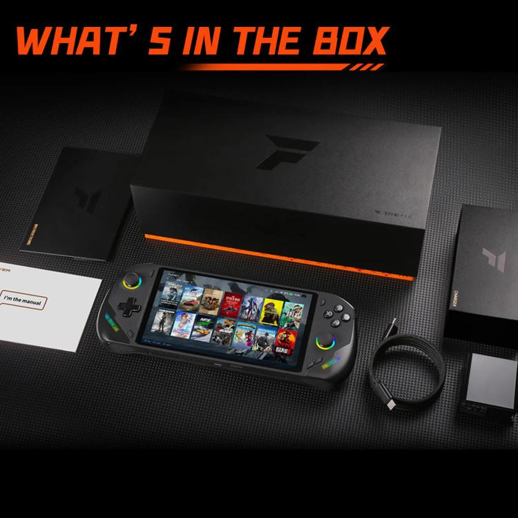 ONE-NETBOOK OneXPlayer F1 Pro 7 inch Handheld Game Console, 32GB+1TB, Windows 11 AMD Ryzen AI 9 365 CPU(UK Plug) by ONE-NETBOOK