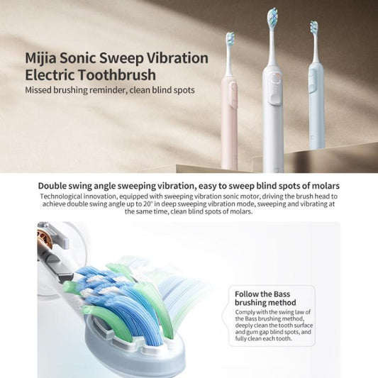 Xiaomi Mijia Sonic Sweep Electric Toothbrush(Pink) by Xiaomi