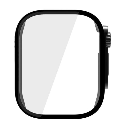 For Redmi Watch 5 Lite Change to Ultra Tempered Film Integrated PC Watch Protective Case(Black) by bashfashion