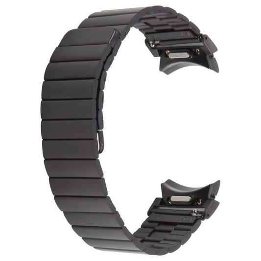 For Samsung Galaxy Watch 7 / 6 / 5 / 4 Bamboo Magnetic Quick Release Metal Watch Band(Black) by bashfashion