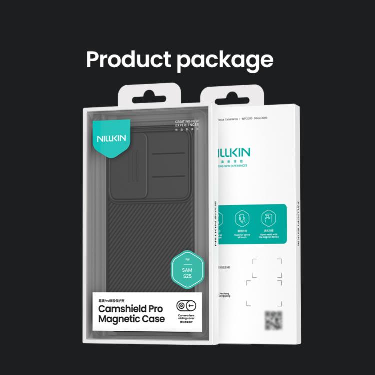 For Samsung Galaxy S25 5G NILLKIN CamShield Pro Magnetic PC Phone Case(Black) by NILLKIN