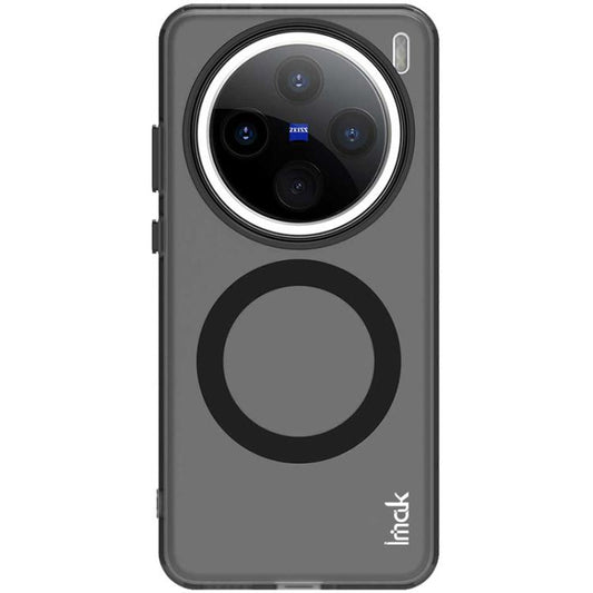 For vivo X200 Pro mini IMAK Candy Series Shockproof MagSafe Phone Case(Black) by imak