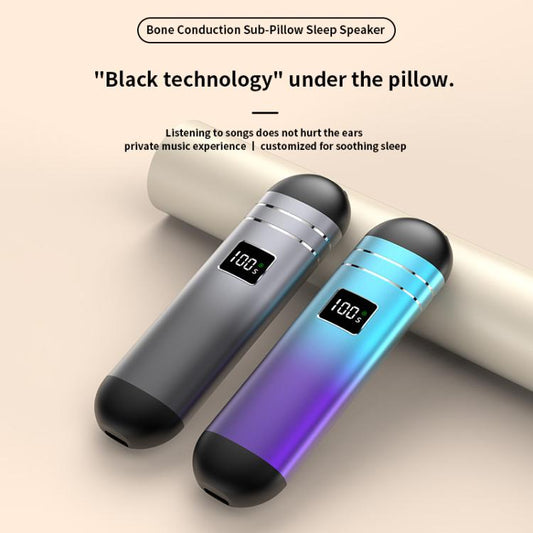 QY09 Bone Conduction Bluetooth 5.3 Sleep Speaker(Purple) by bashfashion