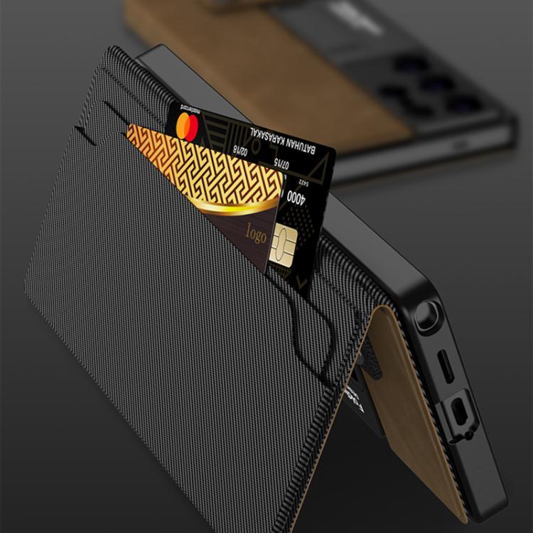 For Samsung Galaxy S25 Ultra 5G GKK Flip Wallet Leather Phone Case, Frosted Series, Not Included Pen(Frosted Green) by GKK