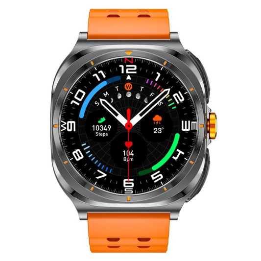 GT98 1.53 inch 2 in 1 Bluetooth Headphone IP67 Waterproof Smart Watch Supports Blood Oxygen Monitoring(Black Orange) by bashfashion