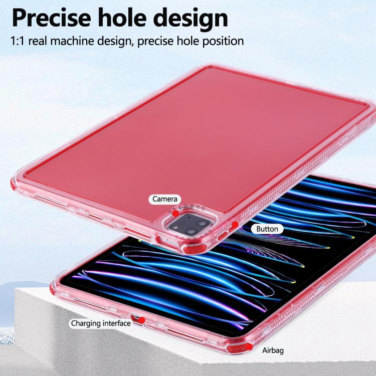 For iPad Pro 11 2022 / 2021 / 2020 Dream 3 in 1 TPU Hybrid PC Tablet Case(Red) by bashfashion