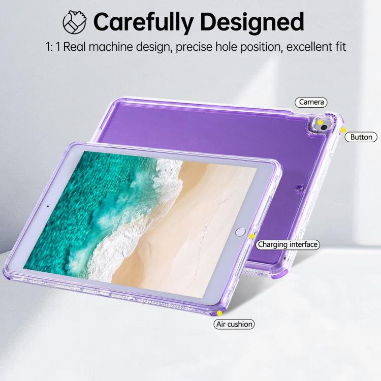 For iPad Air / Air 2 / 9.7 2018 Dream 3 in 1 TPU Hybrid PC Tablet Case(Purple) by bashfashion