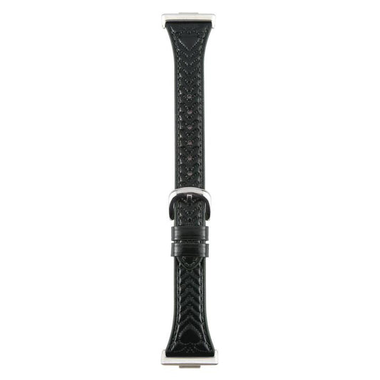 For Huawei Watch Fit Metal Connector Heart-Shaped Embossed Leather Watch Band(Forest Green) by bashfashion