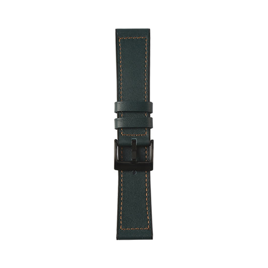 For Samsung Galaxy Watch 3 45mm TPU + Leather Watch Band(Green) by bashfashion