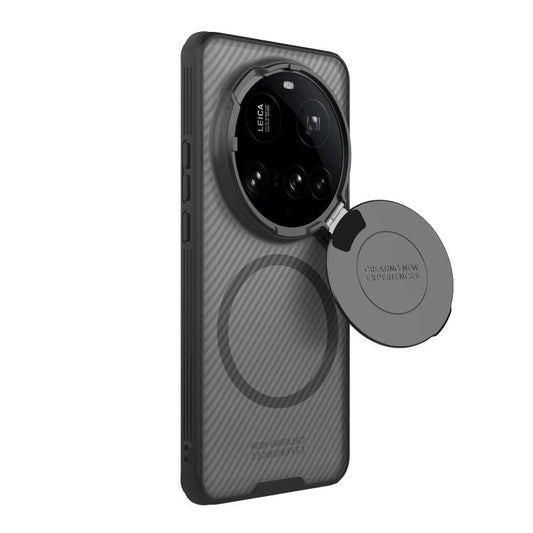 For Xiaomi 15 Ultra NILLKIN CamShield Prop MagSafe Magnetic Translucent PC Phone Case(Black) by NILLKIN