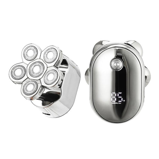 VGR V-395 Six Cuttter Heads IPX6 Electric Shaver(Silver) by VGR