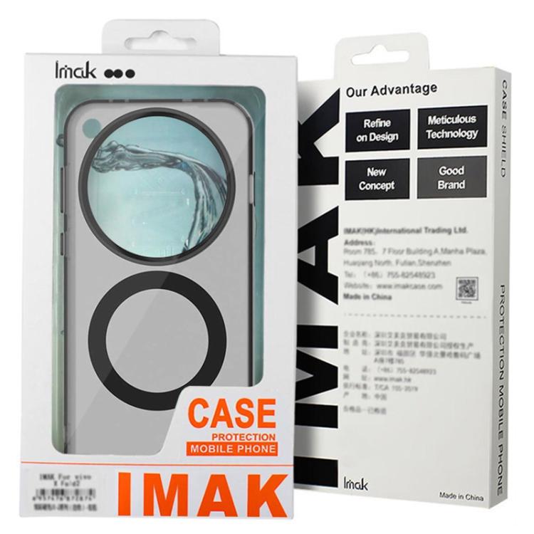 For Redmi Note 14 5G IMAK Chocolate Series TPU + PET MagSafe Phone Case(Black) by imak