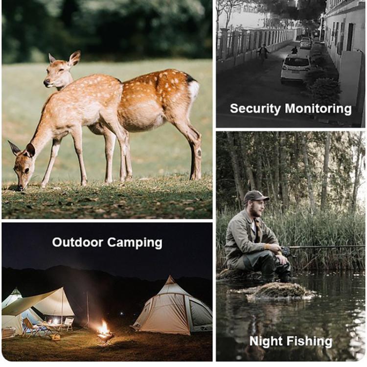 NVG355 4K HD Monocular Digital Night Vision Device(Black) by bashfashion