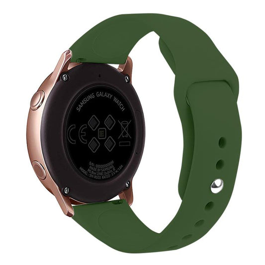 Kalebol 20mm Universal Reverse Buckle Silicone Watch Band(Pine Green) by Kalebol