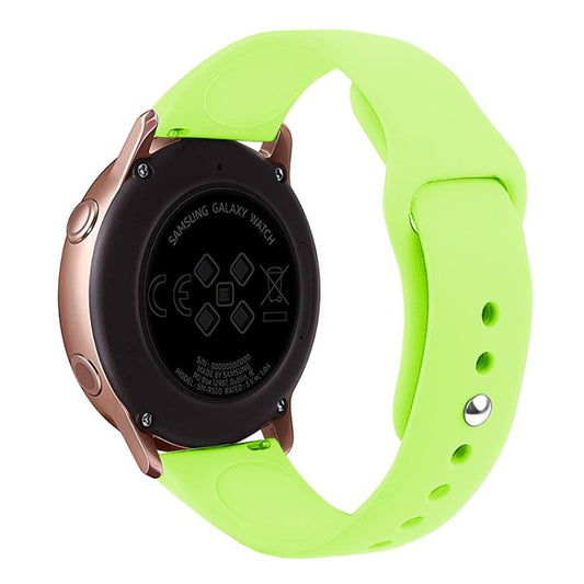 Kalebol 22mm Universal Reverse Buckle Silicone Watch Band(Light Green) by Kalebol