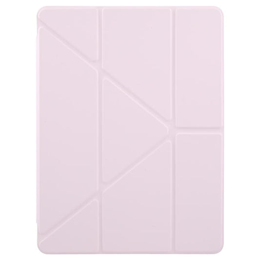 For iPad mini 6 / mini 2024 ZGA Genre Series Y-Fold Leather Tablet Case with Pen Slot(Pink) by ZGA