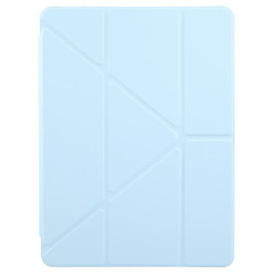 For iPad Pro 11 2022 / 2021 ZGA Genre Series Y-Fold Leather Tablet Case with Pen Slot(Blue) by ZGA