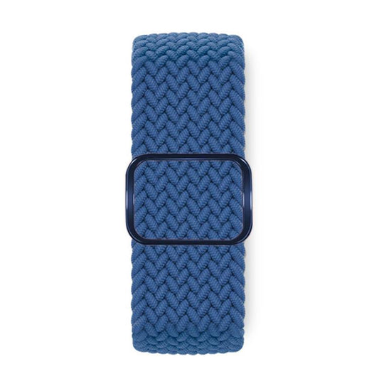 For Apple Watch 46mm / 49mm / 45mm / 44mm Kalebol Eight Buckle Nylon Braided Watch Band(Cold Blue) by Kalebol