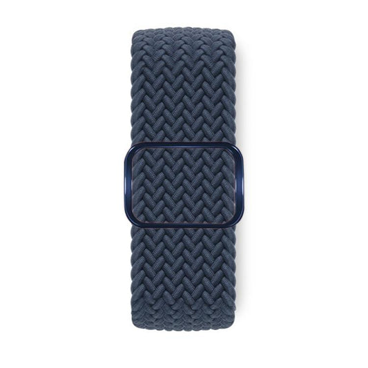 For Apple Watch 46mm / 49mm / 45mm / 44mm Kalebol Eight Buckle Nylon Braided Watch Band(Dark Blue) by Kalebol