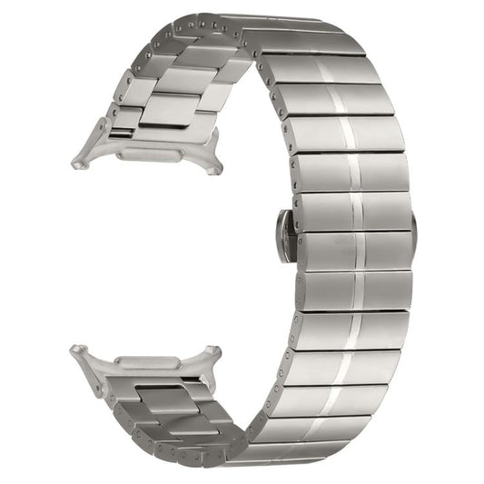 For Samsung Galaxy Watch Ultra 47mm / Ultra 2025 Kalebol One-bead Stainless Steel Watch Band(Titanium) by Kalebol