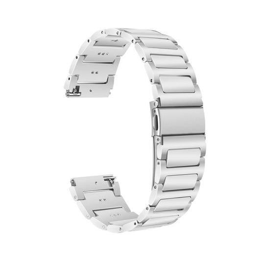 Kalebol 22mm Tooling Metal Zinc Alloy Watch Band(Silver) by Kalebol